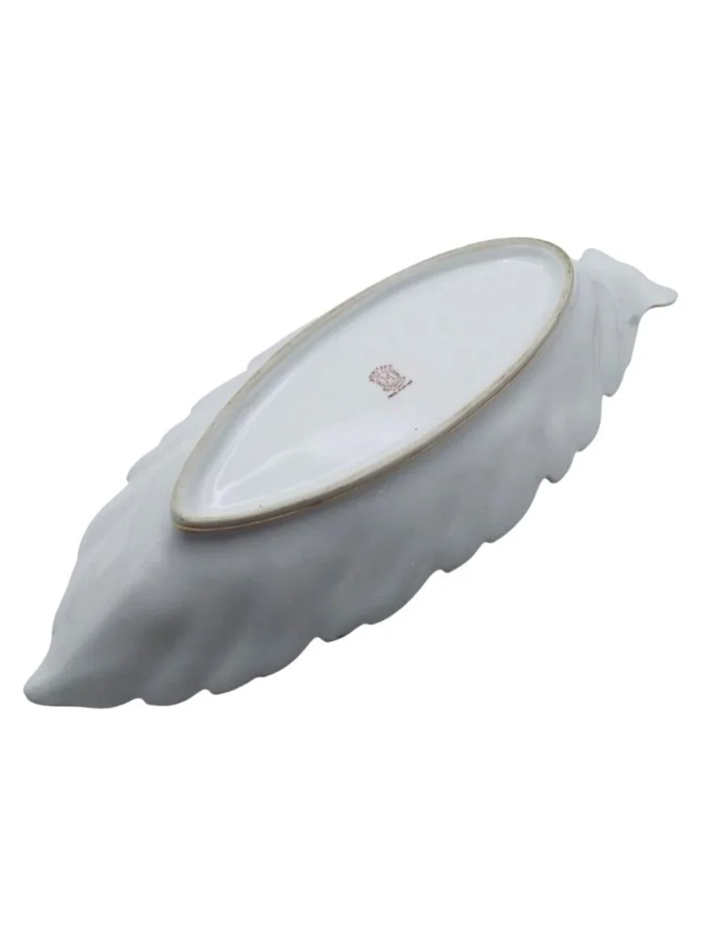Noritake M Lusterware Hand Painted Porcelain Oval Scalloped Vegetable Dish MCM